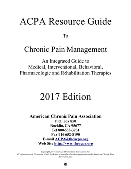 ACPA Resource Guide 2017 Edition