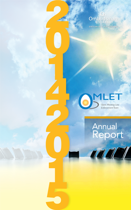 2015 OMLET Annual Report