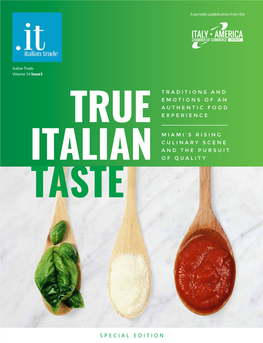 Italian Trade Volume 14 Issue1 a Periodic Pubblication From