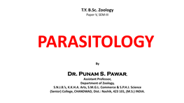 Dr. Punam S. Pawar, Assistant Professor, Department of Zoology, S.N.J.B.’S, K.K.H.A