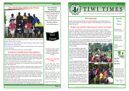 Tiwi Times June 2010 June 2010