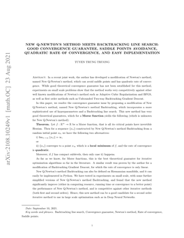 Arxiv:2108.10249V1 [Math.OC] 23 Aug 2021 Adepoints