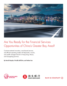 Are You Ready for the Financial Services Opportunities of China's