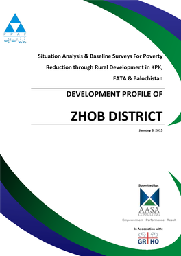 District Profile of Zhob