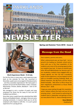 Summer Newsletter