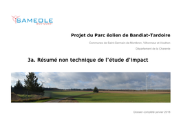 3A RNT Etude D'impact