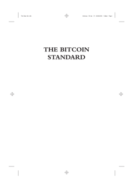 The Bitcoin Standard