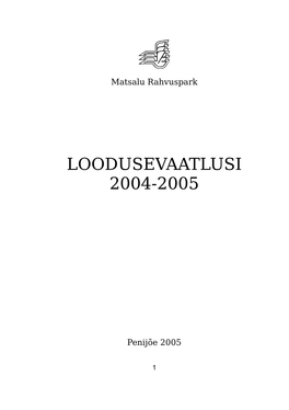 Loodusevaatlusi 2004.Pdf