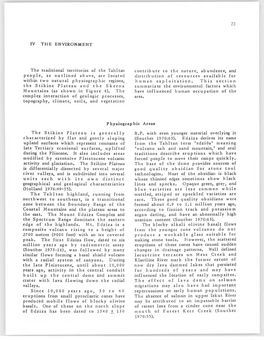 23 IV the ENVIRONMENT the Traditional Territories of the Tahltan