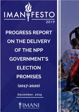 Imanifesto 2019: an Assessment of the NPP Government's Election