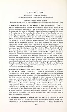 Proceedings of the Indiana Academy of Science