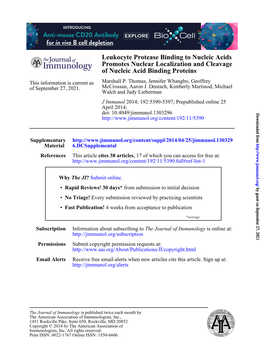 Of Nucleic Acid Binding Proteins Promotes Nuclear Localization And