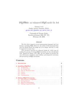 Latex4jed: an Enhanced L ATEX Mode For