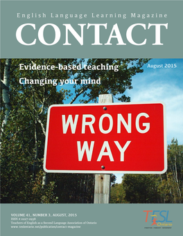 Evidence-Based Teaching Changing Your Mind