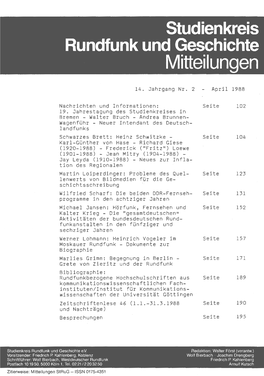 Mitteilungen