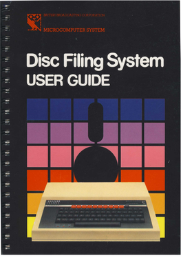 Disc Filing System User Guide 1983