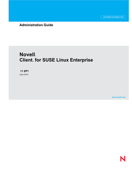 Novell Client for SUSE Linux Enterprise 11 SP1 C.3 August 19, 2008