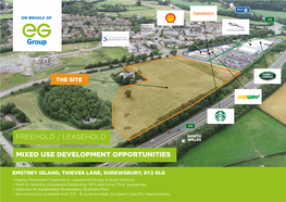 Freehold / Leasehold Mixed Use Development Opportunities