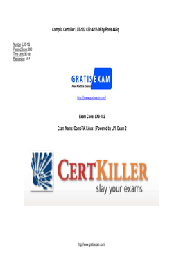 Comptia.Certkiller.LX0-102.V2014-12-06.By.Boris.445Q