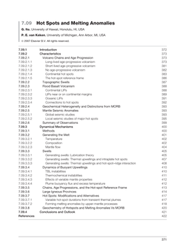 7.09 Hot Spots and Melting Anomalies G