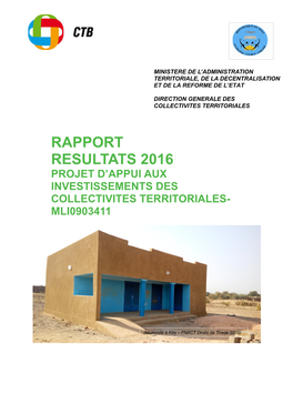 Rapport Résultats PAICT 2016 Version Finale Signée