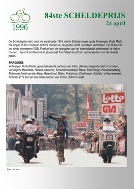 84Ste SCHELDEPRIJS 24 April