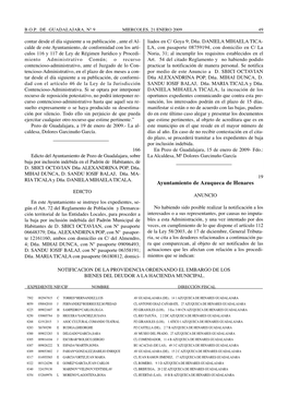 Ayuntamiento De Azuqueca De Henares EDICTO ANUNCIO En Este Ayuntamiento Se Instruye Los Expedientes, Se- Gún El Art