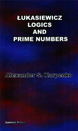 I. Two-Valued Classical Propositional Logic C2 8 1