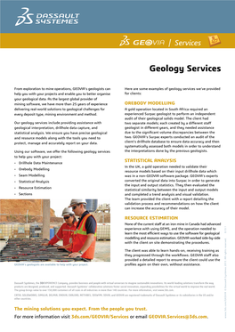 Geology Services