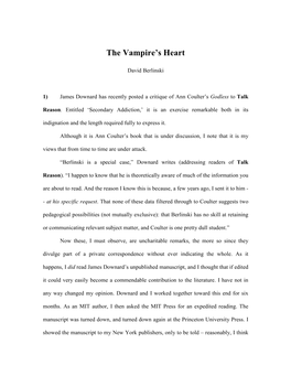 The Vampire's Heart