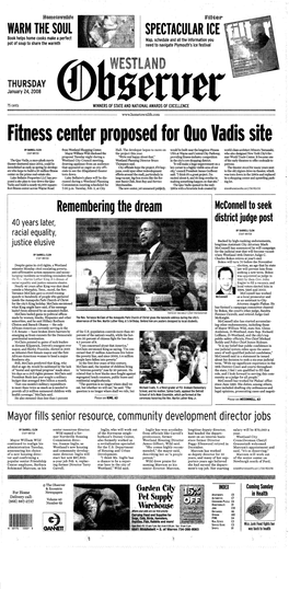 January 24,2008 LOCAL NEWS Livonia School Board Debates Consultant's Energy Plan