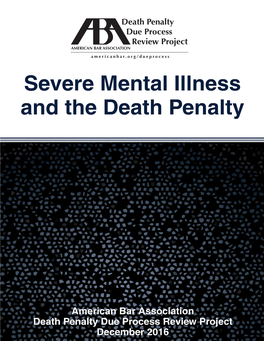 Severe Mental Illness and the Death Penalty