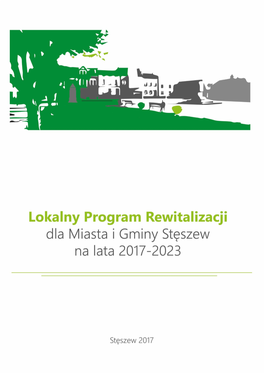 Lokalny Program Rewitalizacji Dla Miasta I Gminy Steszew