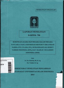 Hubungan Agama Dan Negara Dalam Negara Pancasila Pasca