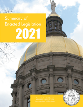 Summary of Enacted Legislation 2021