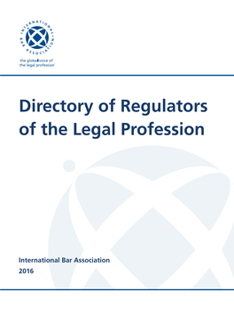 Directory of Regulators of the Legal Profession