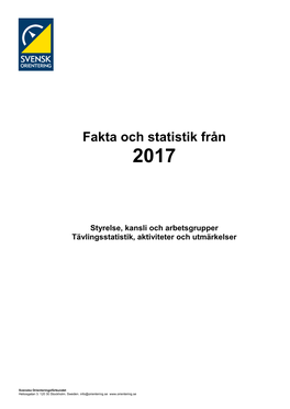 Fakta Och Statistik 2017