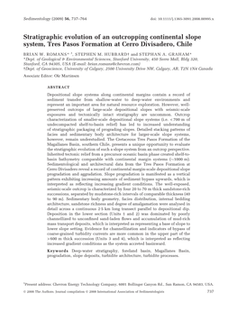 Stratigraphic Evolution of an Outcropping Continental Slope System, Tres Pasos Formation at Cerro Divisadero, Chile