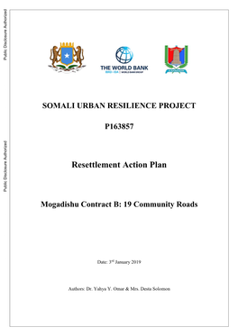 Somali Urban Resilience Project