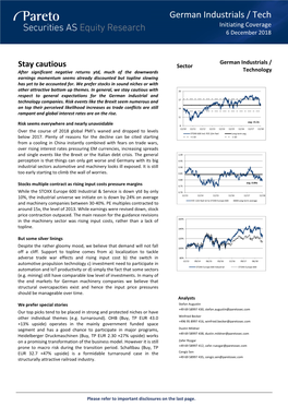 German Industrials / Tech