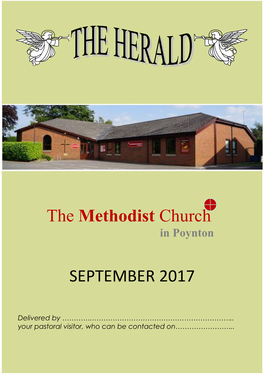 SEPTEMBER 2017 the Methodist Church