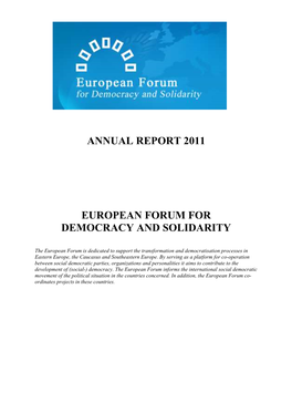 European Forum for Democracy and Solidarity