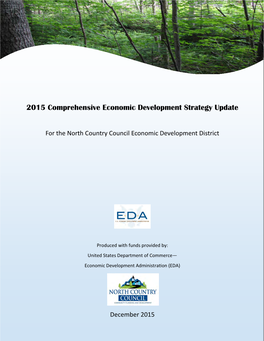 2015 Comprehensive Economic Development Strategy Update