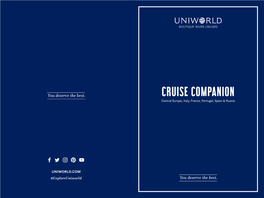 CRUISE COMPANION Central Europe, Italy, France, Portugal, Spain & Russia