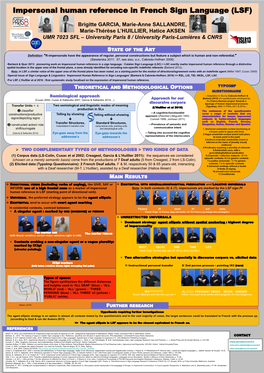 Impersonal Human Reference in French Sign Language (LSF)