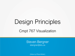 Design Principles