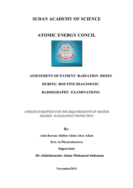 Sudan Academy of Science Atomic Energy Concil