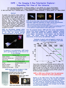 IXPE — the Imaging X-Ray Polarimeter Explorer:Expanding