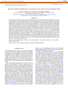 Spectral Energy Distribution Analysis of Class I and Class Ii Fu Orionis Stars