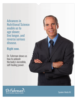 Advances in Nutritional Science Enable Us to Age Slower, Live Longer, and Reverse Serious Disease. Right Now